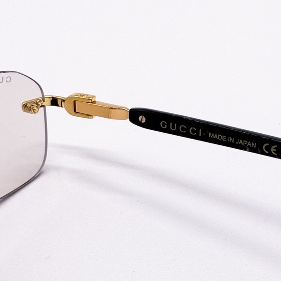 NEW GUCCI GG1221S 005 SUNGLASSES GUCCI CREAM LENSES  SQUARE EYEWEAR - Picture 9 of 11